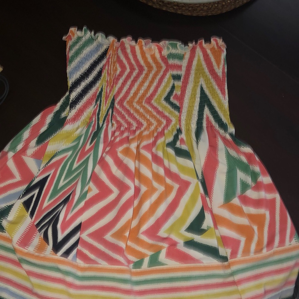 Vintage BCBG Maxazria Multicolored tube top size small